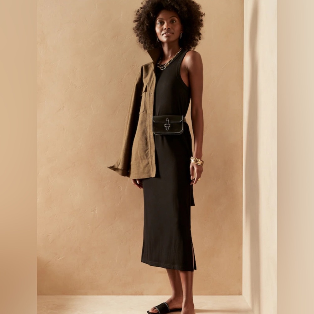 Banana Republic Tall Ribbed Tank Dress